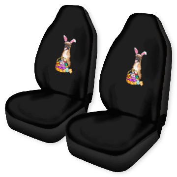 Discover Boxer Pet Easter Egg Funny Boxer Easter Baseball Tees Car Seat Covers
