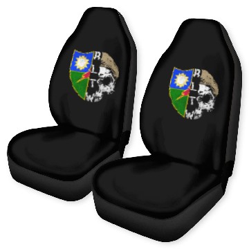 Discover 75th Ranger Regiment Skull Unit Crest RLTW Beret Veteran Car Seat Covers