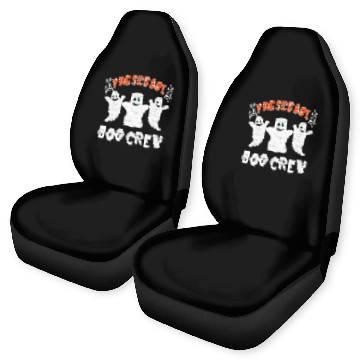 Discover Preschool Teacher Student Gift Halloween Boo Crew Car Seat Covers