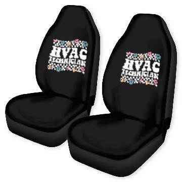 Discover HVAC Technician HVAC Tech AC Repairman Air Conditioning 4 Zip Car Seat Covers