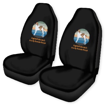 Discover Foxhound Pet dog 2 Baseball Tees Car Seat Covers