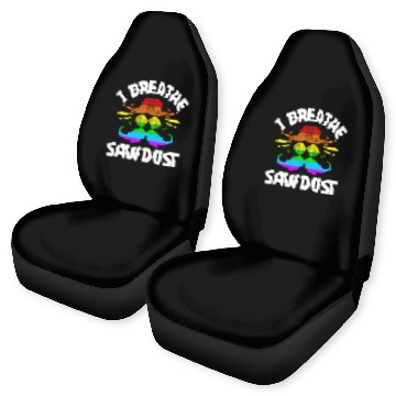 Discover I Breathe Sawdust Dad Carpenter Daddy Carpentry Handyman 9 Car Seat Covers
