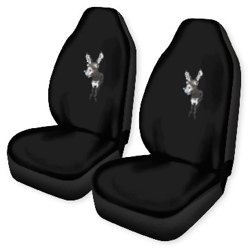 Discover Donkey Pet Face Baseball Tees Car Seat Covers