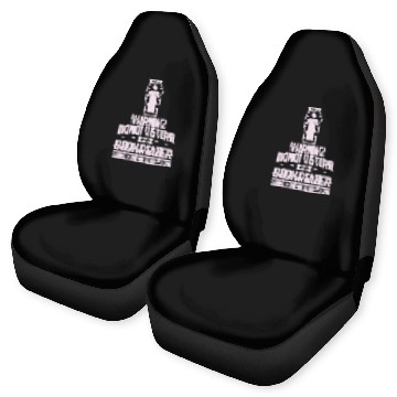 Discover Book Fun Warning Do Not Disturb This Book Baseball Tees Car Seat Covers