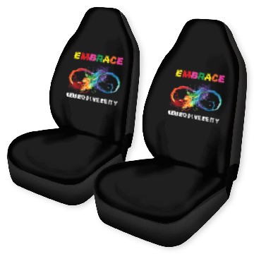 Discover Autism Puzzle Neurodiversity Embrace ADHD Autism ASD Infinity Car Seat Covers