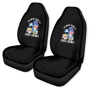 Discover Book Fun Adventure Begins At Your Library Summer Reading 04 Dragon Car Seat Covers