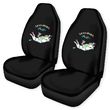 Discover Unicorn Pet Skydiving Magic Car Seat Covers