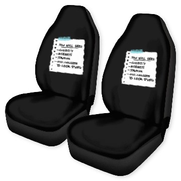 Discover Veterinarian Job Checklist Curiosity And Kindness Car Seat Covers
