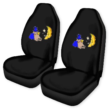 Discover Cat magician foodie magic banana Car Seat Covers