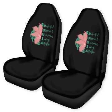 Discover Womens Doula Quote Thank you Gift 2Acrostic Half Lotus Text Baseball Tees Car Seat Covers