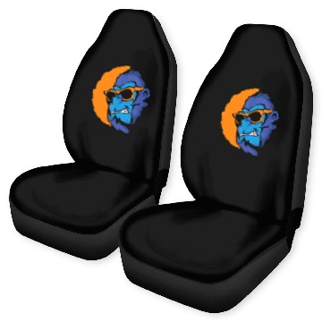 Discover Gorilla Pet Monkey Sunglasses Car Seat Covers