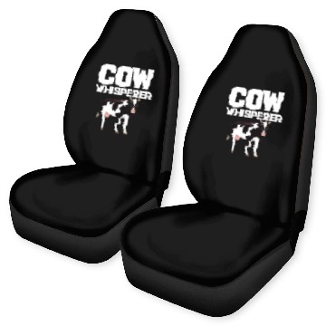 Discover Cow Pet Whisperer Farm Animal Cattle Farmer Car Seat Covers