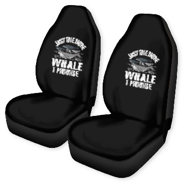 Discover Whale Pet Just One More Whale I Promis 1 Car Seat Covers