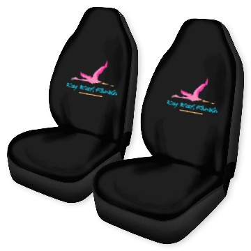 Discover Flamingo Pet Key West Florida Art Deco Flamingo Design Baseball Tees Car Seat Covers