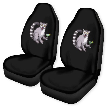 Discover Lemur Pet Drinking Margarita Baseball Tees Car Seat Covers