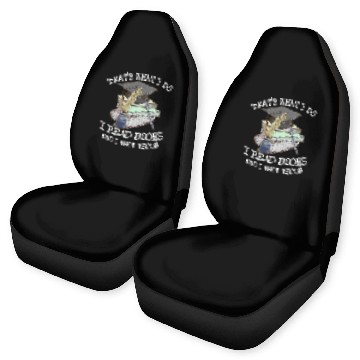 Discover Book Fun Thats What I Do I Read Books And I Know Things Bookworm Car Seat Covers