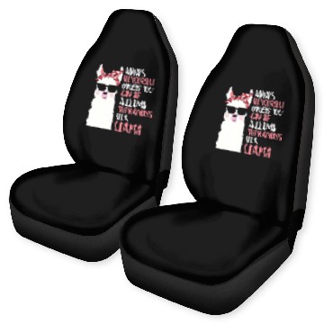 Discover Llama Pet Always Be Yourself Unless You can Be A LLama Alpaca Quote Baseball Tees Car Seat Covers