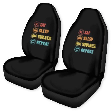 Discover Python Pet Eat Sleep Snakes Repeat Pythonidae Banana Ball Python Car Seat Covers