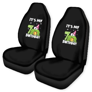 Discover Frog Pet Its My Birthday Frog 7 Themed Frog Birthday Baseball Tees Car Seat Covers