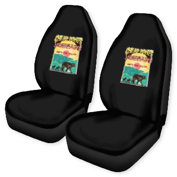 Discover Bear Pet Bear Great Smoky Mountains National Park Car Seat Covers