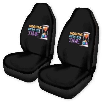Discover Mental Health Awareness Therapist Hourglass Sand Timer Car Seat Covers