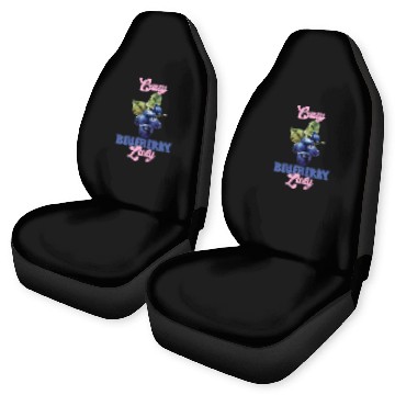 Discover crazys Blueberry Lady Blueberries Fruit Berry Garden Car Seat Covers