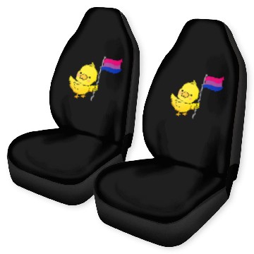 Discover Duck Pet Bisexual Pride Duck Bisexual Baseball Tees Car Seat Covers