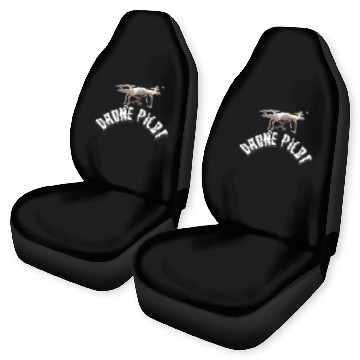 Discover Drone Pilot Technology Tech drone engineer Zip Car Seat Covers