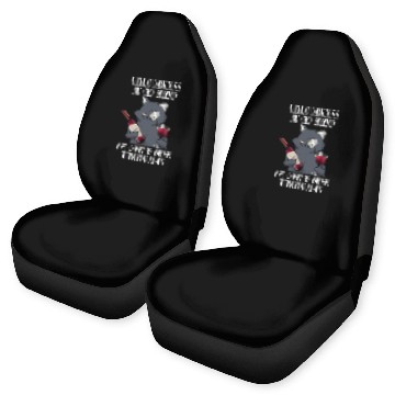 Discover Wines Fun Hello Darkness My Old Friend Winelovers Cat Fun Car Seat Covers