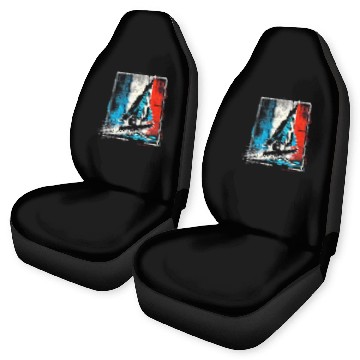 Discover Mens Single Handed Sailing France Flag Male Sailor Car Seat Covers