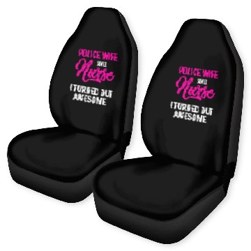 Discover Police Wife nurses Life RN Mom 32 Car Seat Covers