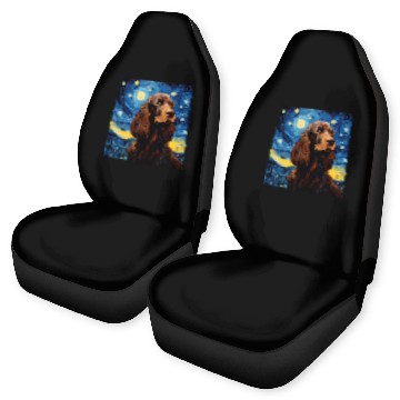 Discover Boykin Spaniel Starry Night For Dog Mom Dog Dad 2 Car Seat Covers