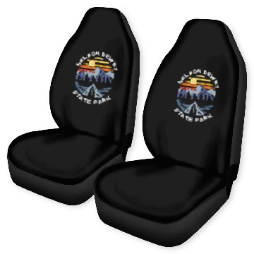 Discover Nelson Dewey State Park Wisconsin Vacation Camping Souvenir Car Seat Covers
