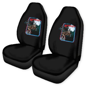 Discover Oh No Its The Wendigo Funny Retro 80s Cryptid Car Seat Covers