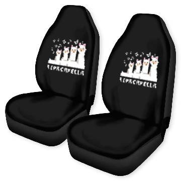 Discover Alpacapella Llamas Microphone Singer Lyrics Sing Karaoke Top Car Seat Covers