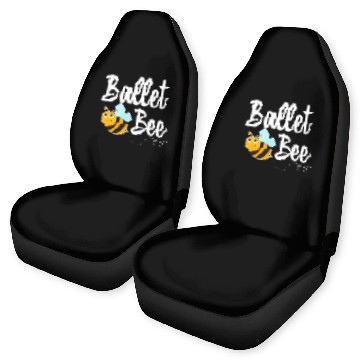 Discover Ballet Bee Ballet Dancer Funny Bumblebee Baseball Tees Car Seat Covers