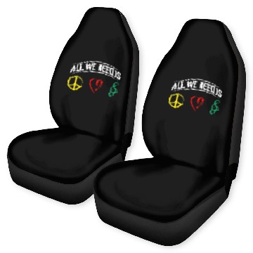 Discover All We Need Is Reggae Style Design For Reggae Music Lovers Car Seat Covers