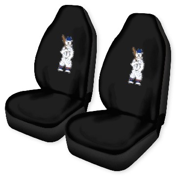 Discover Baseball Polar Bear Pete Car Seat Covers