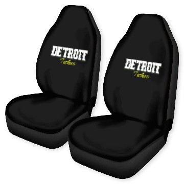 Discover DETROIT TECHNO 2 Baseball Tees Car Seat Covers