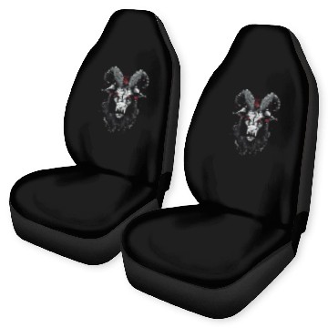 Discover Goats Lover Satanic Goats 2Occult Baphomet 2Satan Satanism Gothic Goth Car Seat Covers