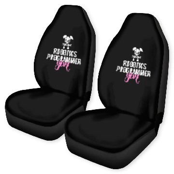 Discover Robotics Programmer Girl Machine Learning Computing Lover Baseball Tees Car Seat Covers