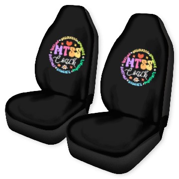 Discover Groovy MTSS Coachs School Counselor School Psychologist Car Seat Covers