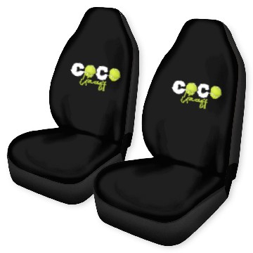 Discover Call Me Coco Gauff Car Seat Covers