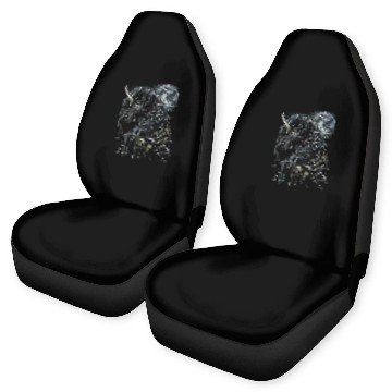 Discover Gothic Unicorn Baseball Tees Car Seat Covers