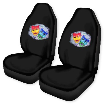Discover Comedy and Tragedy Zip Car Seat Covers