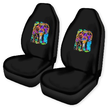 Discover elephant pop art Baseball Tees Car Seat Covers