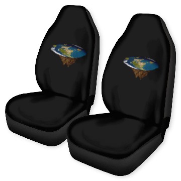 Discover Flat Earth Society 2Flat Earth Map Model Globe Car Seat Covers