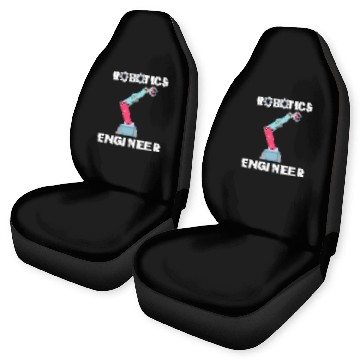 Discover Robotics Engineer Robot Mechanics Baseball Tees Car Seat Covers