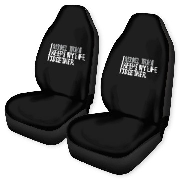 Discover Model Train Hobby Model Train Enthusiasts Quote Zip Car Seat Covers