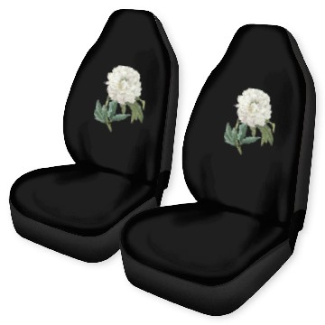 Discover PierreJosephRedoute White Peony Paint Flower Gardener Car Seat Covers